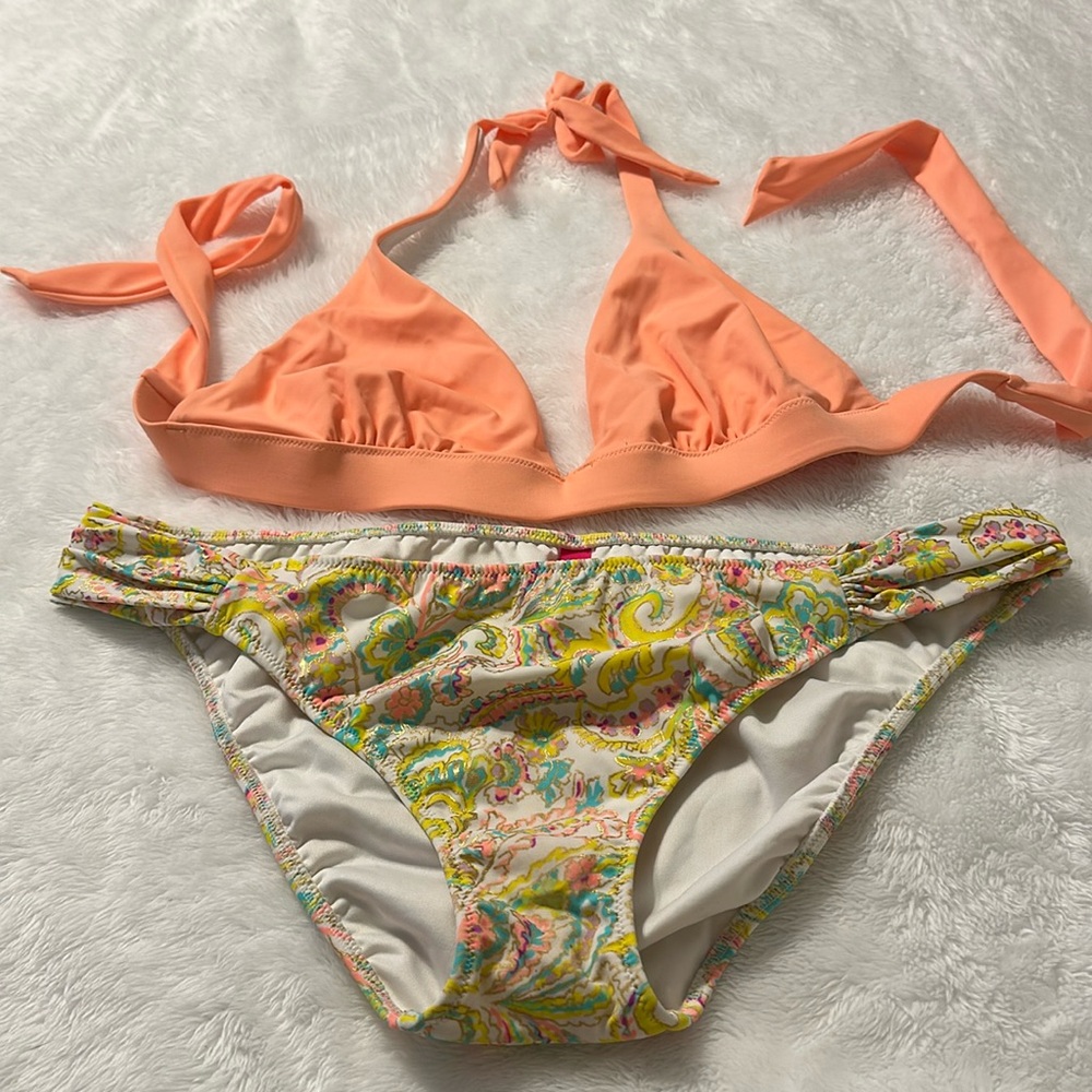 Victoria's Secret Yellow Bikini Set Swimwear